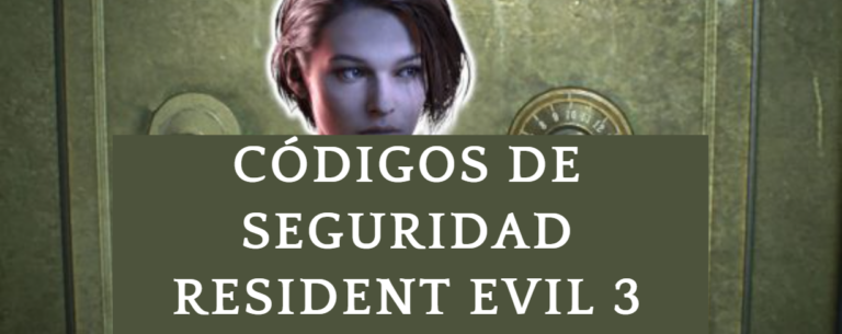 Códigos de seguridad Resident Evil 3